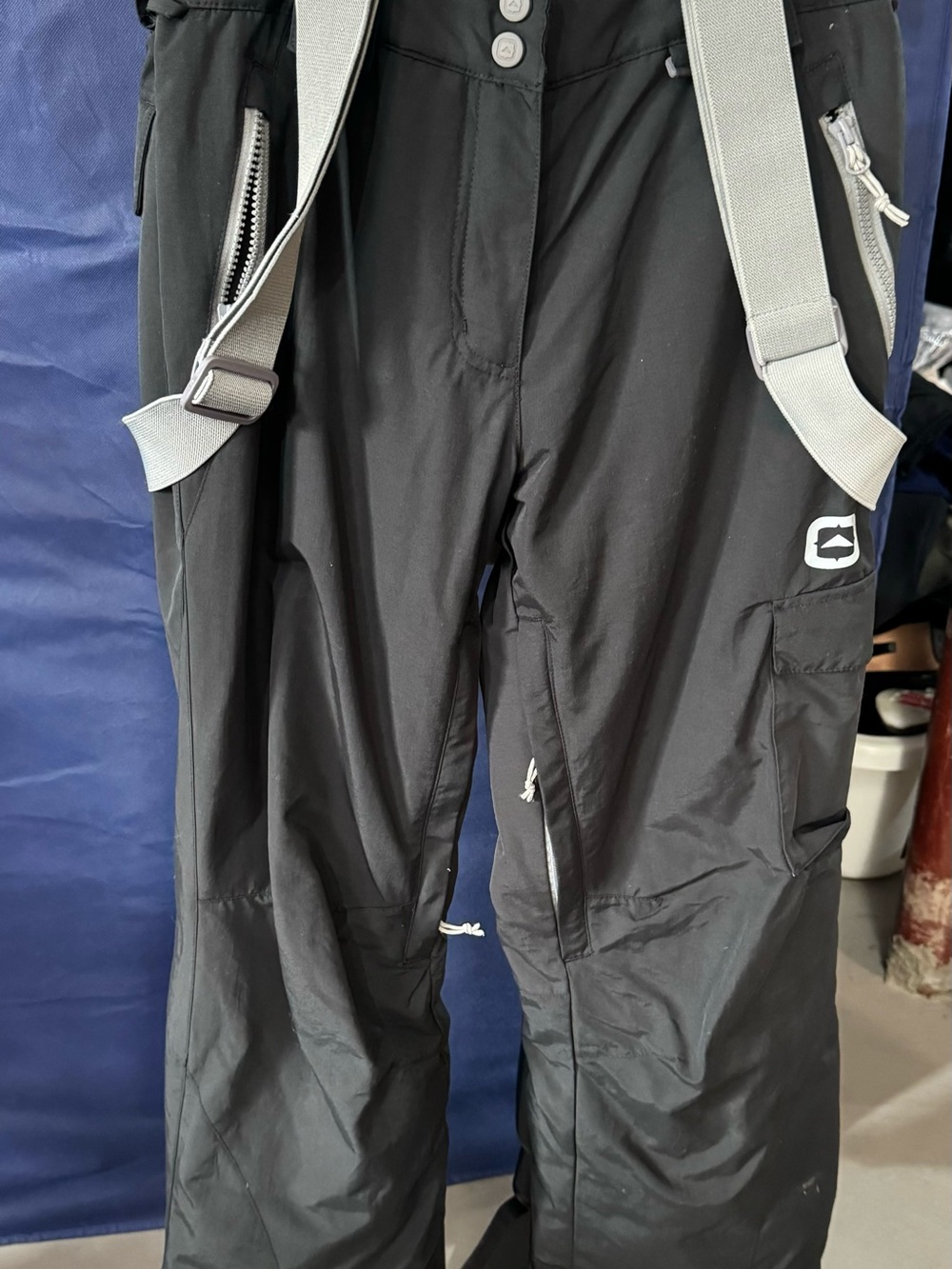 Junior Asher insulated waterproof kids winter ski snow pants